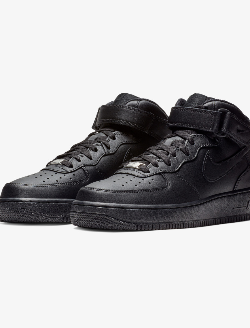 Nike Air Force 1 Mid '07 Erkek Siyah Spor Ayakkabı Nike Air Force 1 Mid '07 Erkek Siyah Spor Ayakkabı