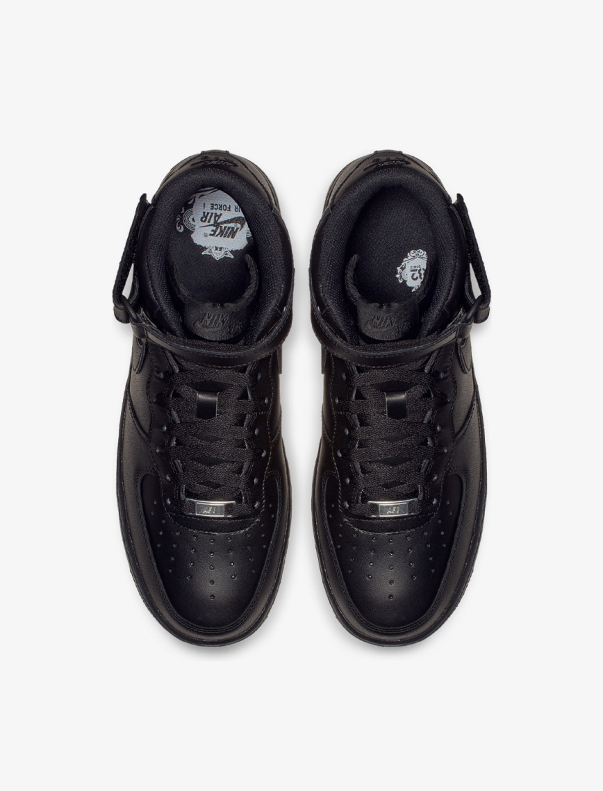 Nike Air Force 1 Mid '07 Erkek Siyah Spor Ayakkabı Nike Air Force 1 Mid '07 Erkek Siyah Spor Ayakkabı