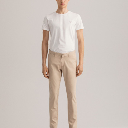 GANT Erkek Bej Slim Fit Hallden Pantolon GANT Erkek Bej Slim Fit Hallden Pantolon