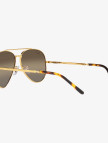 Ray-Ban New Aviator Unisex Altın Rengi Güneş Gözlüğü Ray-Ban New Aviator Unisex Altın Rengi Güneş Gözlüğü