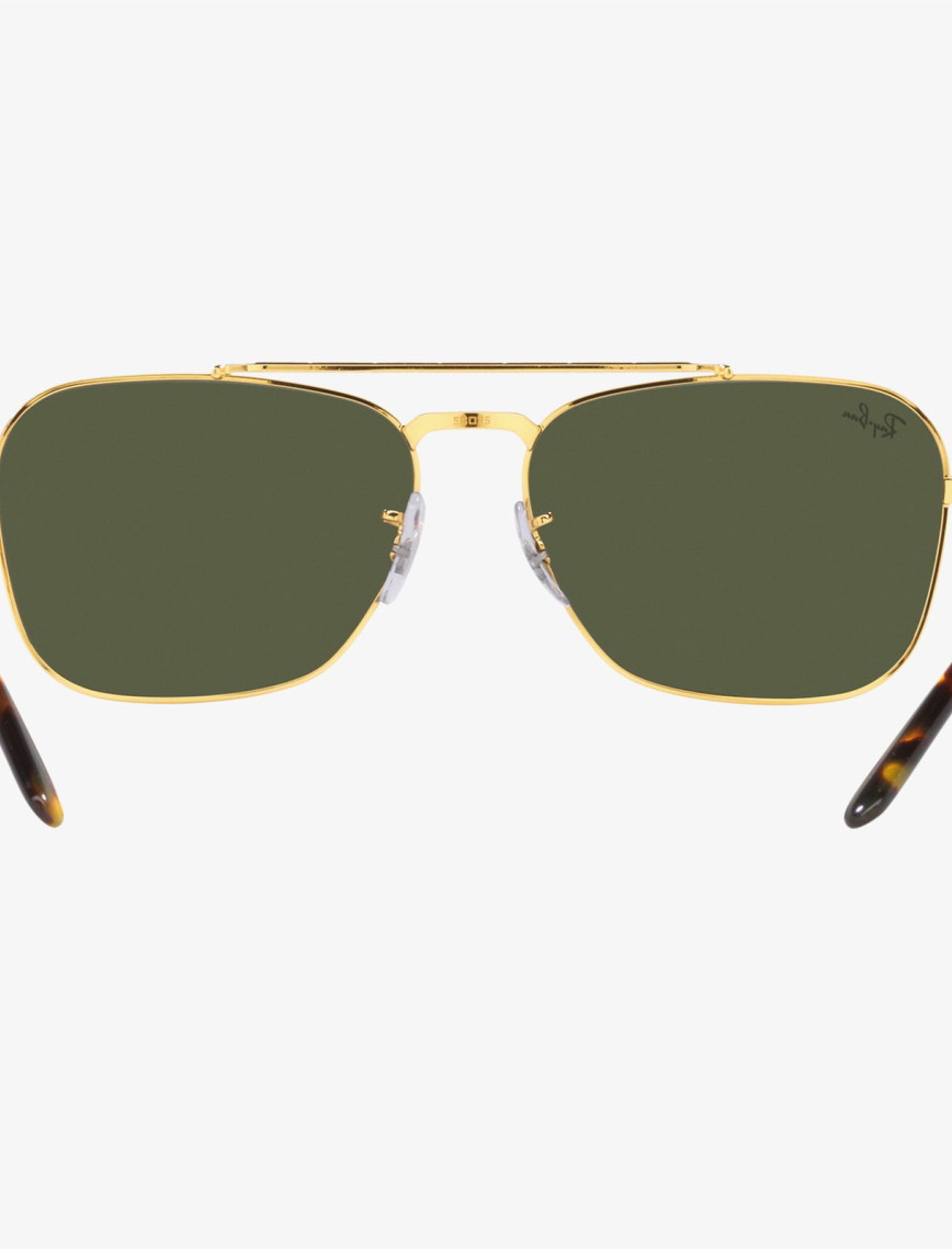 Ray-Ban New Caravan Unisex Altın Rengi Güneş Gözlüğü Ray-Ban New Caravan Unisex Altın Rengi Güneş Gözlüğü