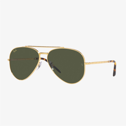 Ray-Ban New Aviator Unisex Altın Rengi Güneş Gözlüğü Ray-Ban New Aviator Unisex Altın Rengi Güneş Gözlüğü