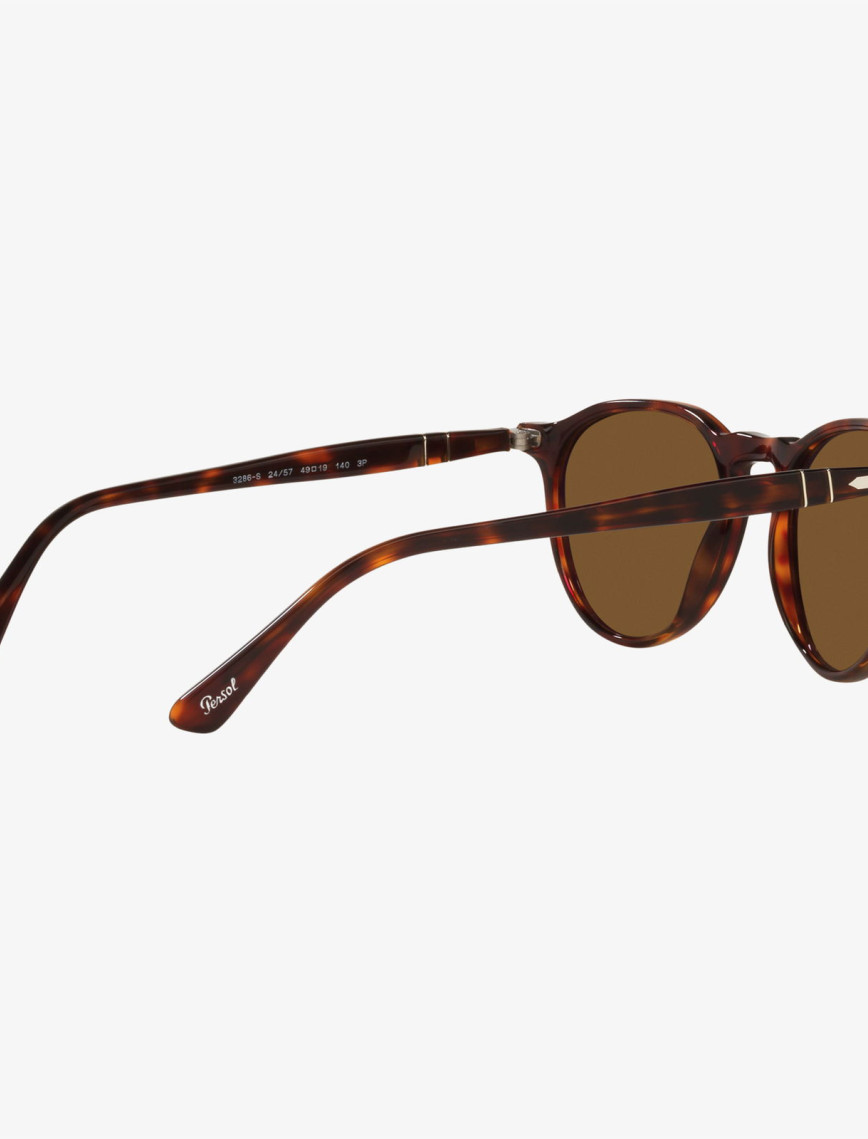 PERSOL Acetate Unisex Koyu Kahverengi Güneş Gözlüğü PERSOL Acetate Unisex Koyu Kahverengi Güneş Gözlüğü