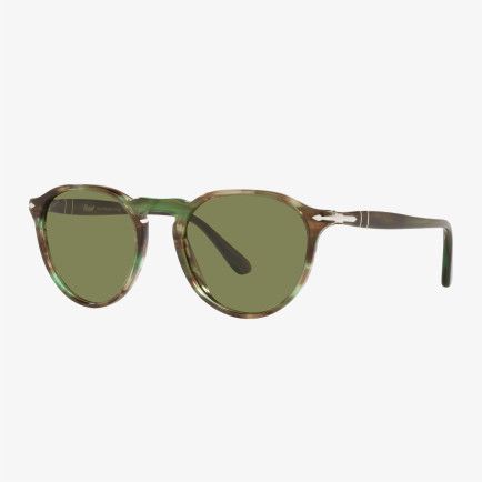 PERSOL Acetate Unisex Yeşil Güneş Gözlüğü PERSOL Acetate Unisex Yeşil Güneş Gözlüğü