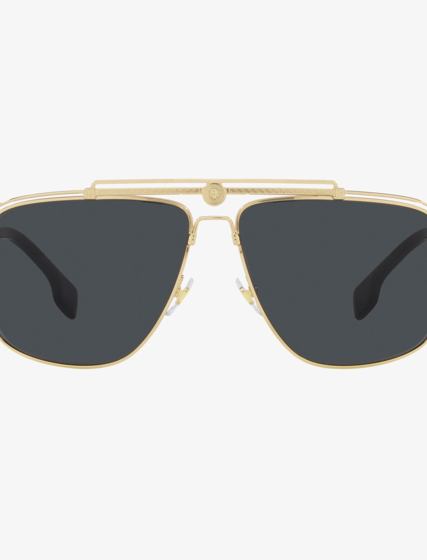 VERSACE Metal Erkek Altın Güneş Gözlüğü VERSACE Metal Erkek Altın Güneş Gözlüğü