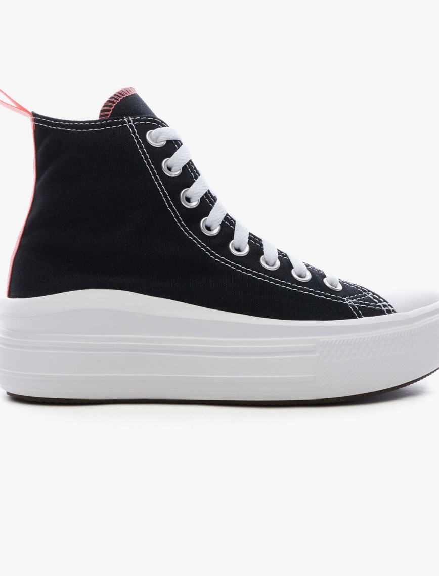 Converse Chuck Taylor All Star Move Genç Siyah Platform Sneaker