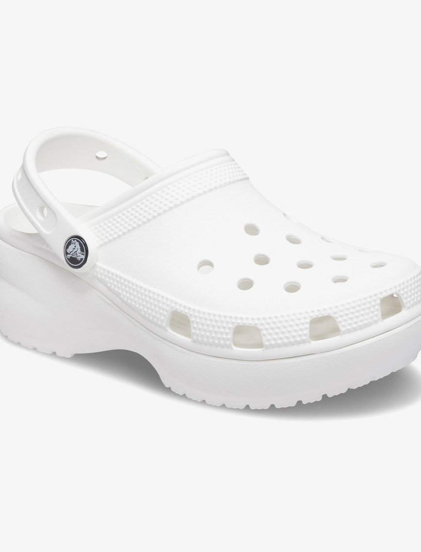 Crocs Classic Platform Clog Kadın Beyaz Terlik Crocs Classic Platform Clog Kadın Beyaz Terlik