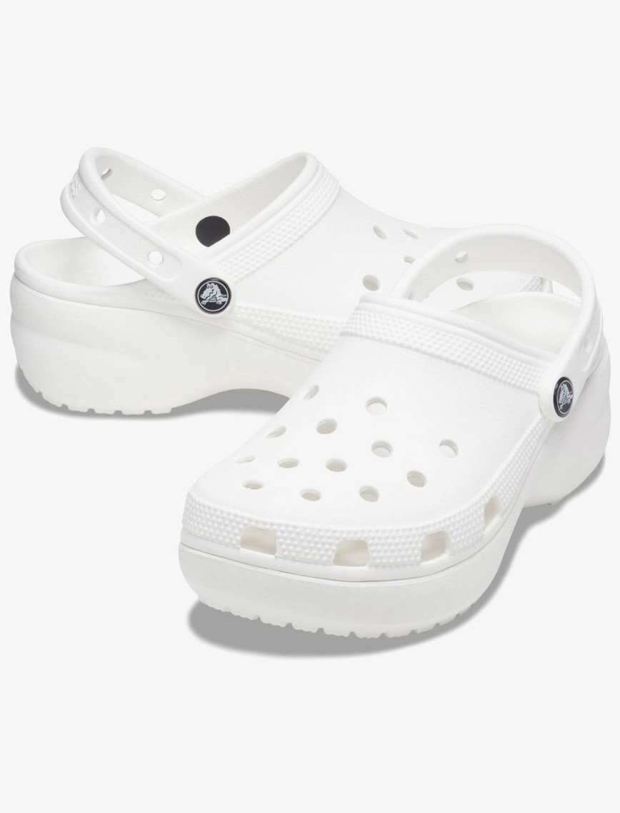Crocs Classic Platform Clog Kadın Beyaz Terlik Crocs Classic Platform Clog Kadın Beyaz Terlik