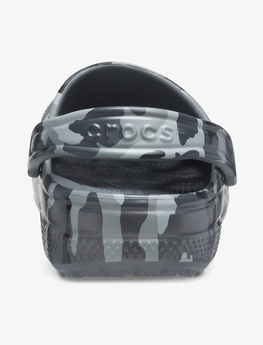 Crocs Classic Printed Camo Clog Erkek Gri Terlik Crocs Classic Printed Camo Clog Erkek Gri Terlik
