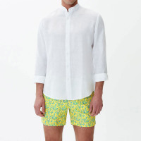 Bluemint Logan Erkek Yellow Paisley Mayo Şort Bluemint Logan Erkek Yellow Paisley Mayo Şort