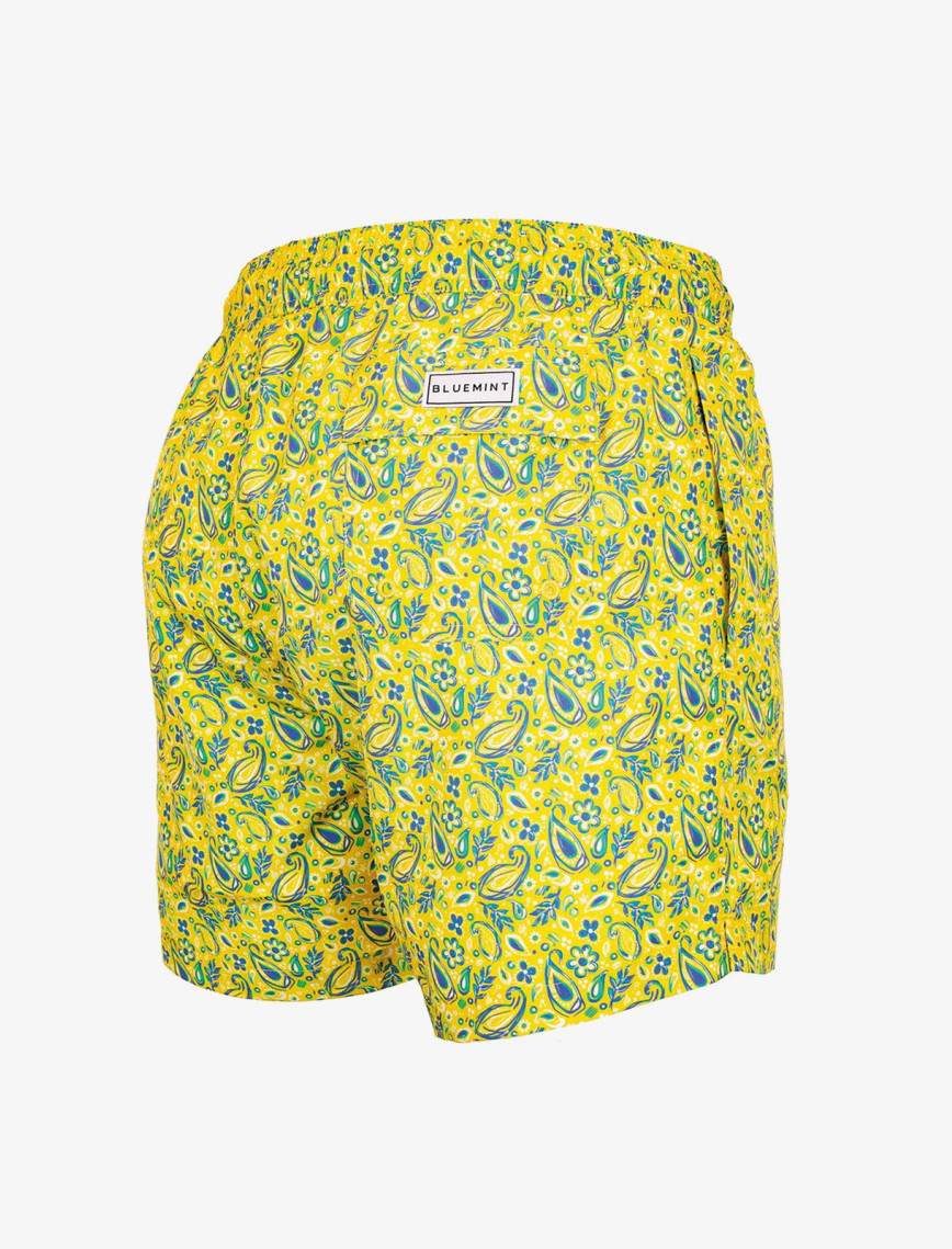 Bluemint Logan Erkek Yellow Paisley Mayo Şort Bluemint Logan Erkek Yellow Paisley Mayo Şort
