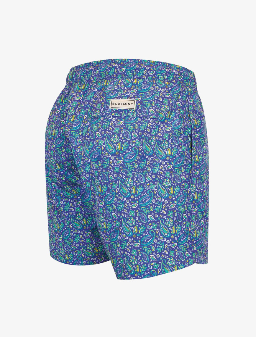 Bluemint Logan Erkek Blue Paisley Mayo Şort Bluemint Logan Erkek Blue Paisley Mayo Şort