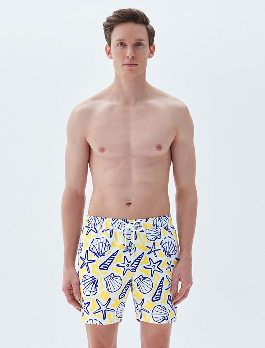 Bluemint Arthus Erkek Mono Coral Mayo Şort Bluemint Arthus Erkek Mono Coral Mayo Şort