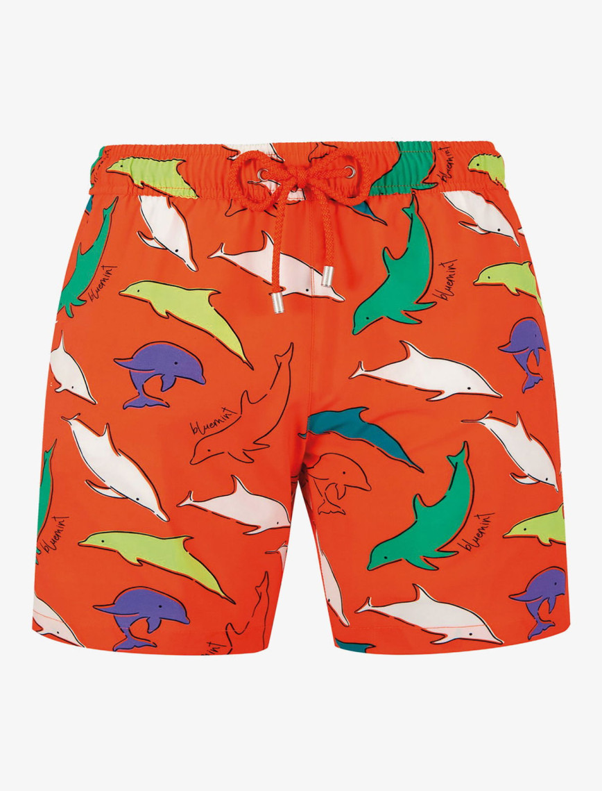 Bluemint Arthus Stretch Erkek Orange Dolphin Mayo Şort Bluemint Arthus Stretch Erkek Orange Dolphin Mayo Şort