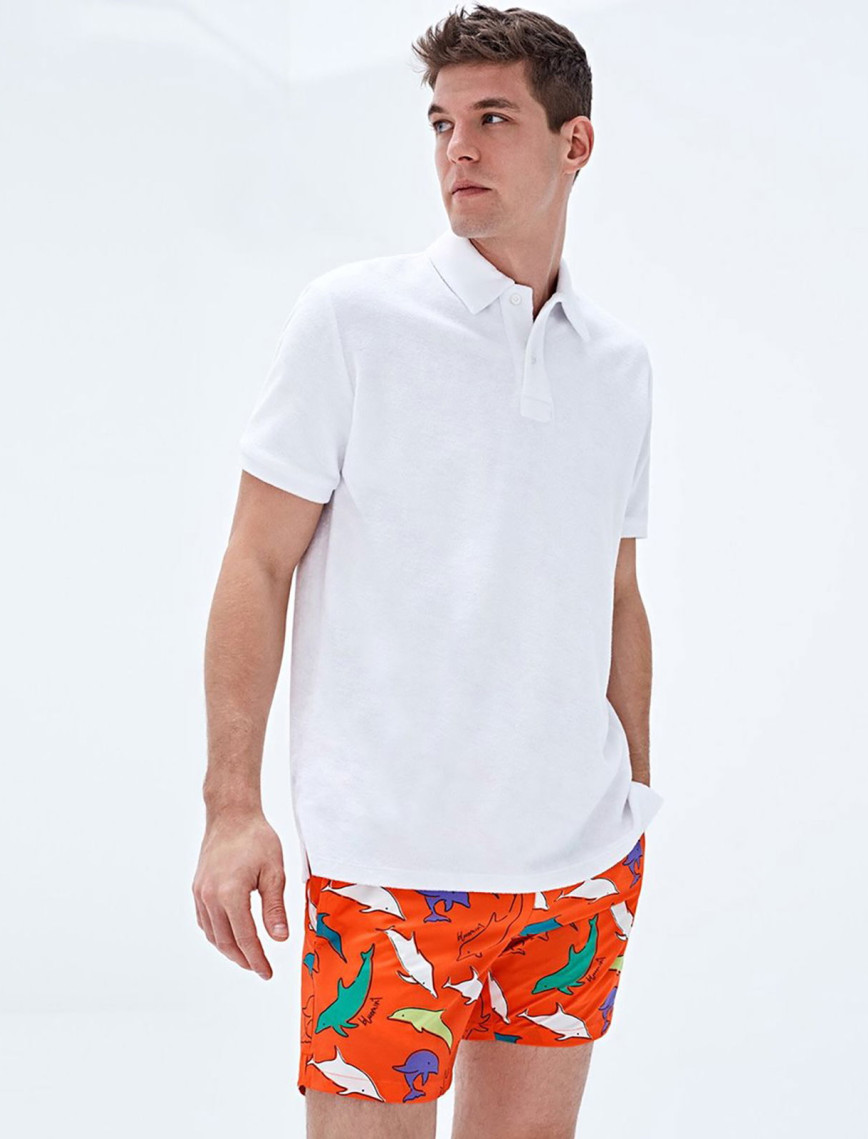 Bluemint Arthus Stretch Erkek Provence Poulpe Mayo Şort Bluemint Arthus Stretch Erkek Provence Poulpe Mayo Şort