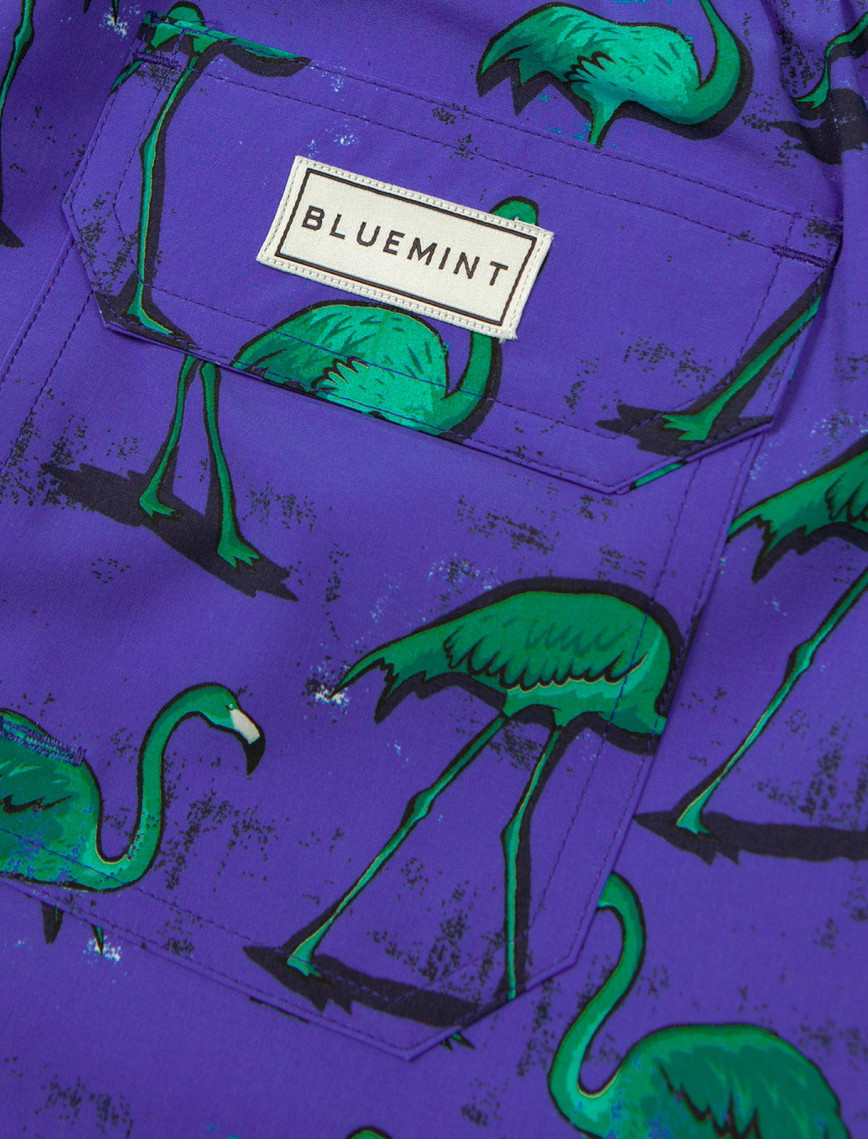 Bluemint Arthus Stretch Erkek Plum Flamingo Mayo Şort Bluemint Arthus Stretch Erkek Plum Flamingo Mayo Şort