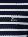 Lacoste Erkek Slim Fit Bisiklet Yaka Çizgili Lacivert T-Shirt Lacoste Erkek Slim Fit Bisiklet Yaka Çizgili Lacivert T-Shirt