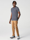 Lacoste Erkek Slim Fit Bisiklet Yaka Çizgili Lacivert T-Shirt Lacoste Erkek Slim Fit Bisiklet Yaka Çizgili Lacivert T-Shirt