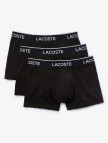 Lacoste Erkek 3'lü Siyah Boxer Lacoste Erkek 3'lü Siyah Boxer