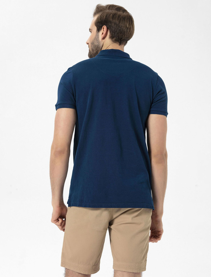 Routefield Patriot Erkek Mavi Polo Tişört Routefield Patriot Erkek Mavi Polo Tişört