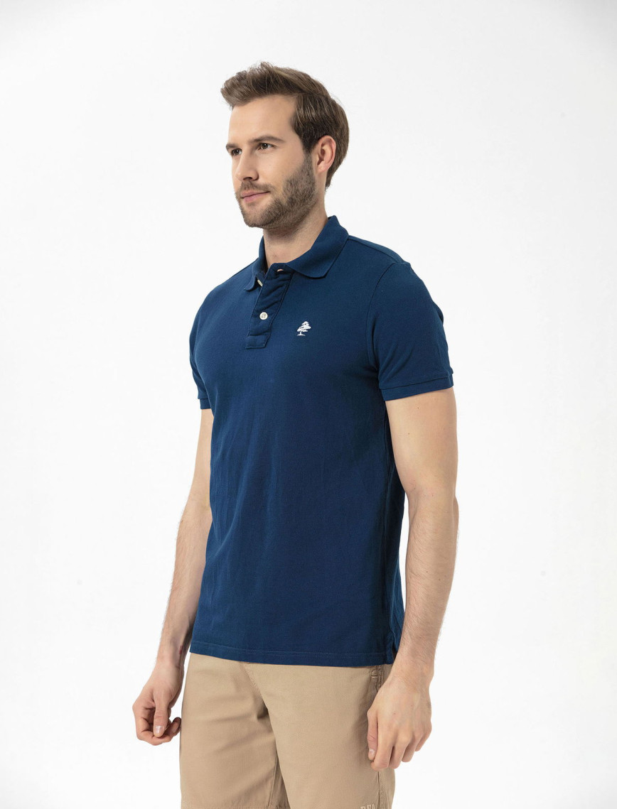 Routefield Patriot Erkek Mavi Polo Tişört Routefield Patriot Erkek Mavi Polo Tişört