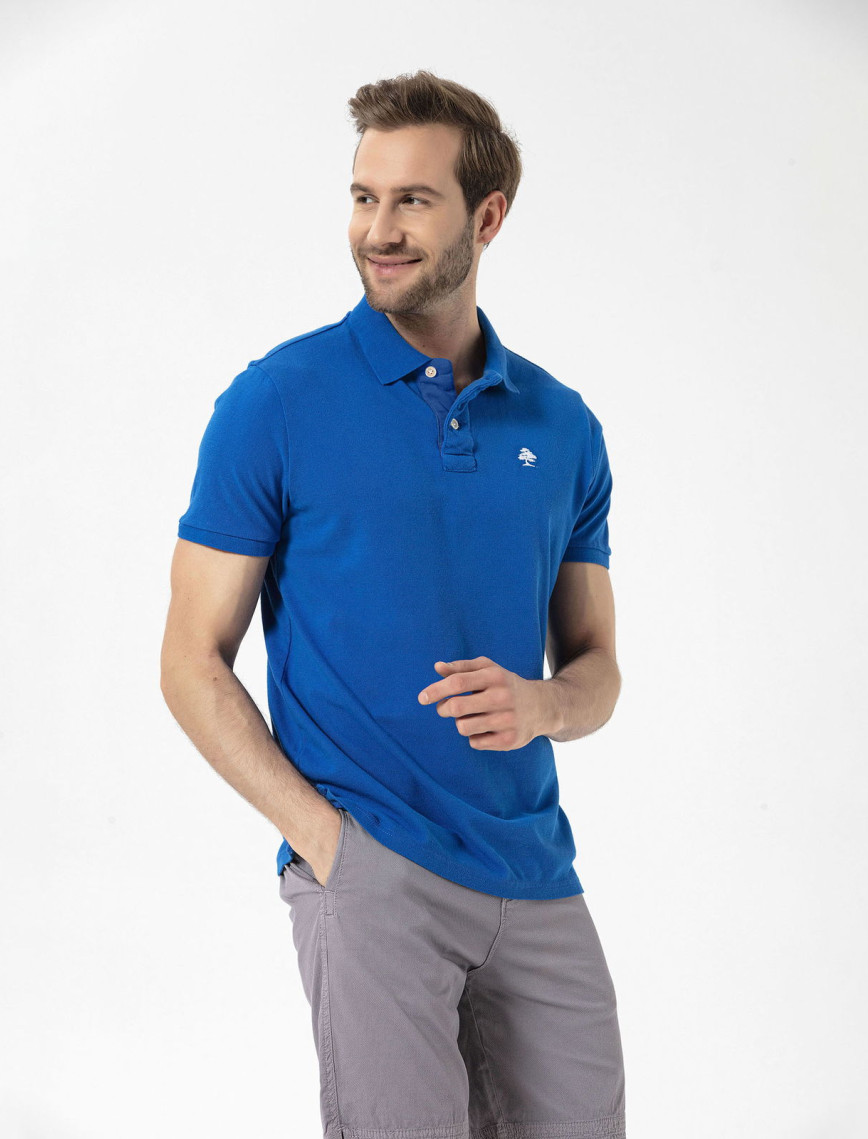 Routefield Patriot Erkek Mavi Polo Tişört Routefield Patriot Erkek Mavi Polo Tişört