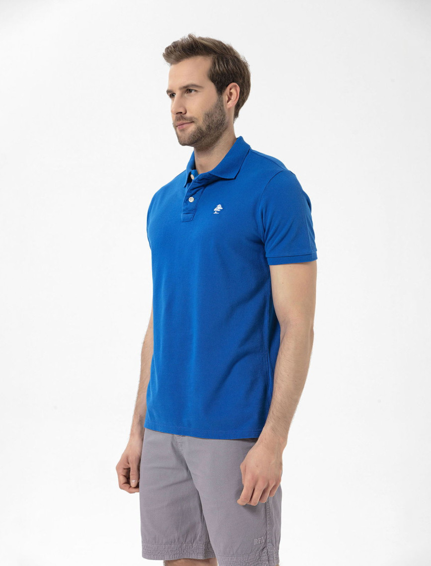 Routefield Patriot Erkek Mavi Polo Tişört Routefield Patriot Erkek Mavi Polo Tişört