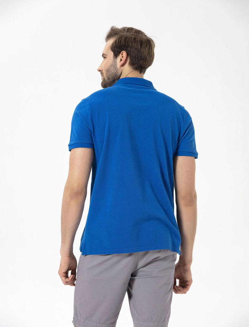 Routefield Patriot Erkek Mavi Polo Tişört Routefield Patriot Erkek Mavi Polo Tişört