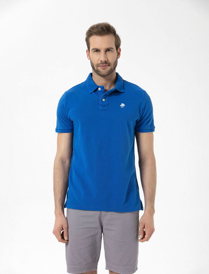 Routefield Patriot Erkek Mavi Polo Tişört Routefield Patriot Erkek Mavi Polo Tişört