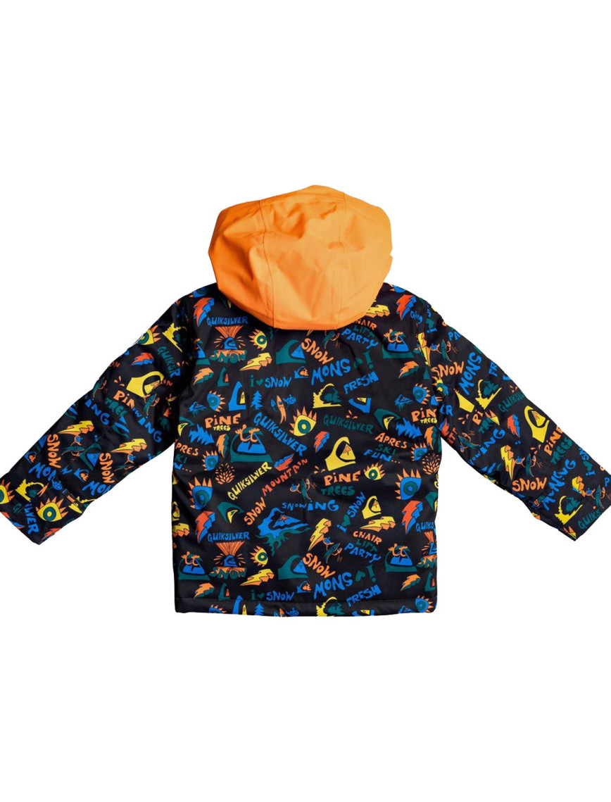 Quiksilver Little Mission Kids Erkek Çocuk Gri Snowboard Ceketi Quiksilver Little Mission Kids Erkek Çocuk Gri Snowboard Ceketi