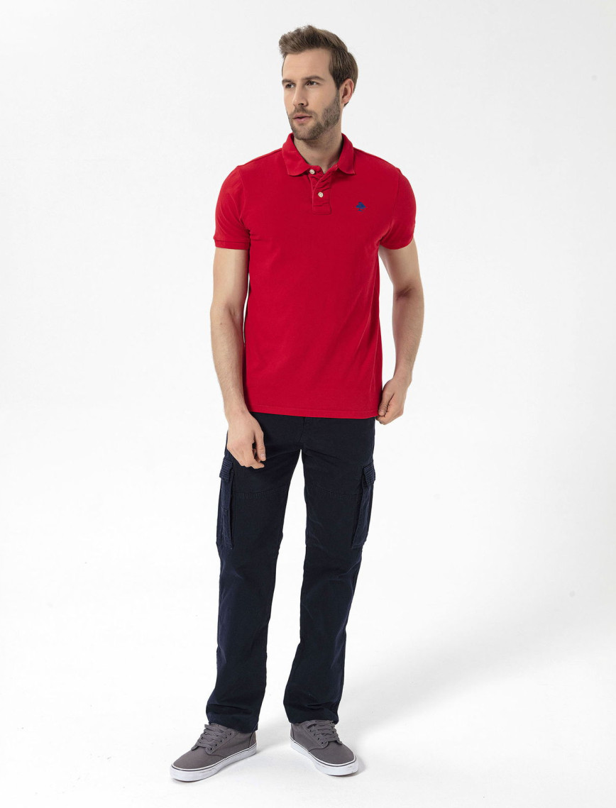 Routefield Patriot Erkek Kırmızı Polo Tişört Routefield Patriot Erkek Kırmızı Polo Tişört