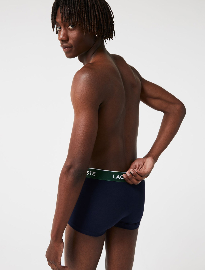Lacoste Classic Erkek 3'lü Lacivert Boxer Lacoste Classic Erkek 3'lü Lacivert Boxer