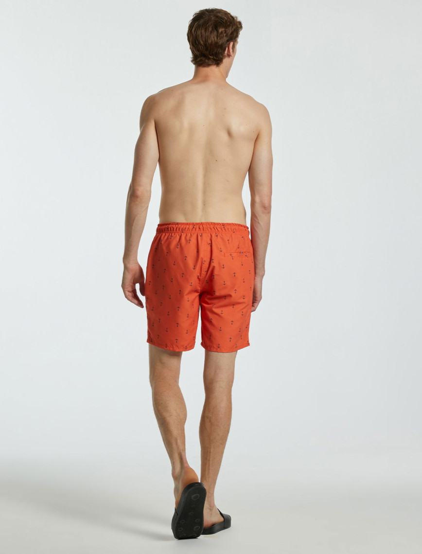 Nautica Erkek Turuncu Desenli Mayo Şort Nautica Erkek Turuncu Desenli Mayo Şort