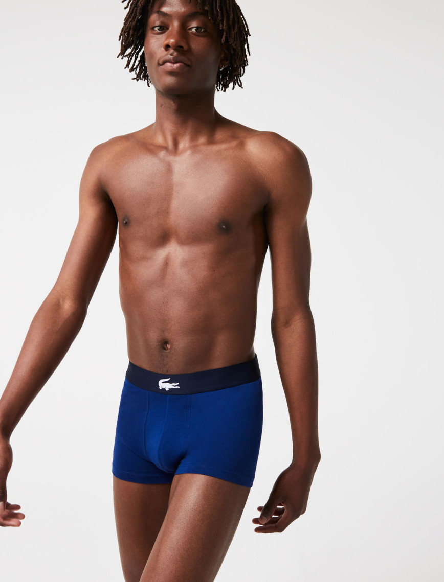 Lacoste Core Erkek Renkli 3'lü Boxer Lacoste Core Erkek Renkli 3'lü Boxer