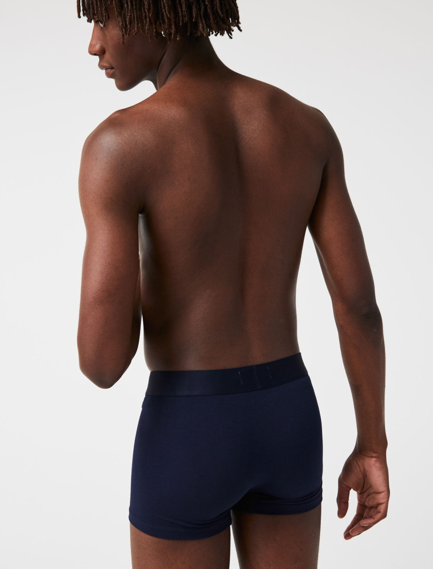 Lacoste Erkek 3'lü Renkli Boxer Lacoste Erkek 3'lü Renkli Boxer