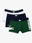 Lacoste Erkek 3'lü Renkli Boxer Lacoste Erkek 3'lü Renkli Boxer