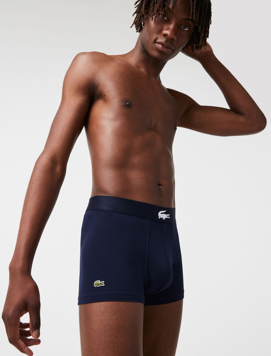 Lacoste Erkek 3'lü Renkli Boxer Lacoste Erkek 3'lü Renkli Boxer