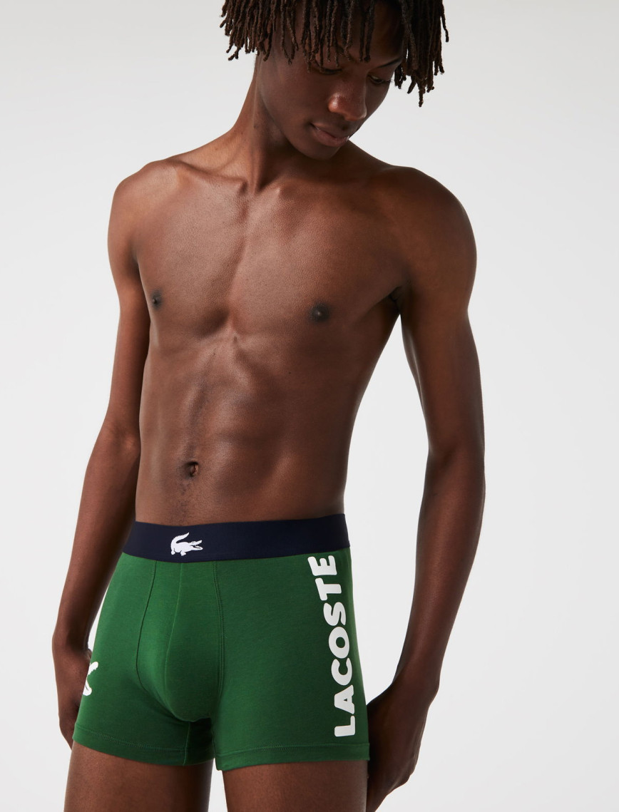 Lacoste Erkek 3'lü Renkli Boxer Lacoste Erkek 3'lü Renkli Boxer