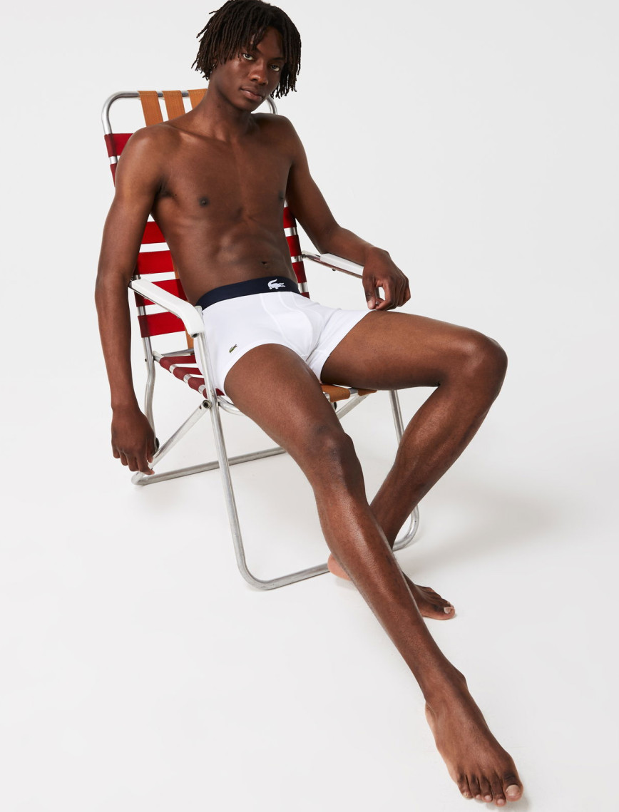 Lacoste Erkek 3'lü Renkli Boxer Lacoste Erkek 3'lü Renkli Boxer