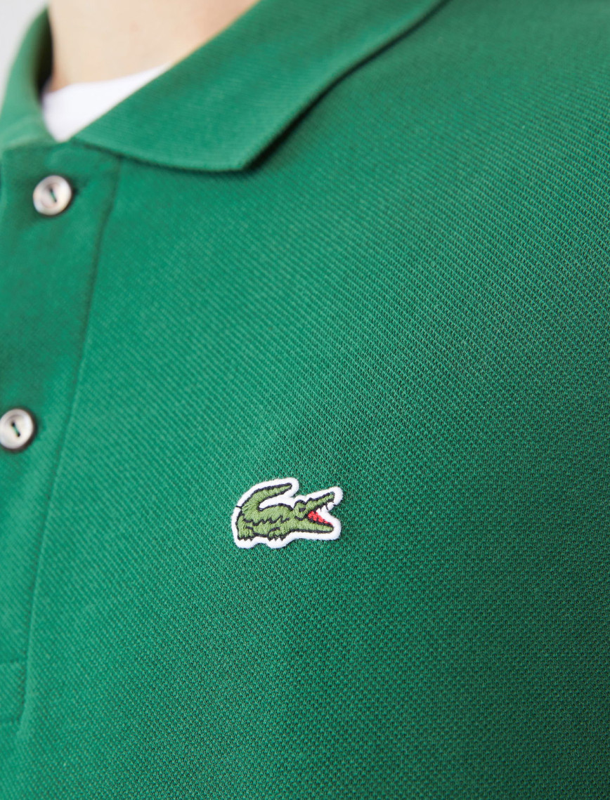 Lacoste Erkek Classic Fit Uzun Kollu Yeşil L1212 Polo