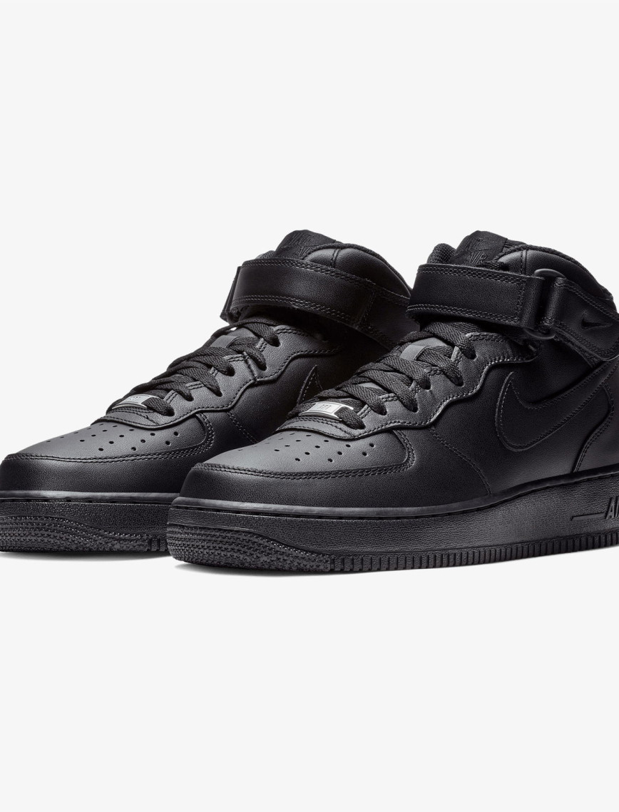 Nike Air Force 1 Mid '07 Erkek Siyah Spor Ayakkabı Nike Air Force 1 Mid '07 Erkek Siyah Spor Ayakkabı