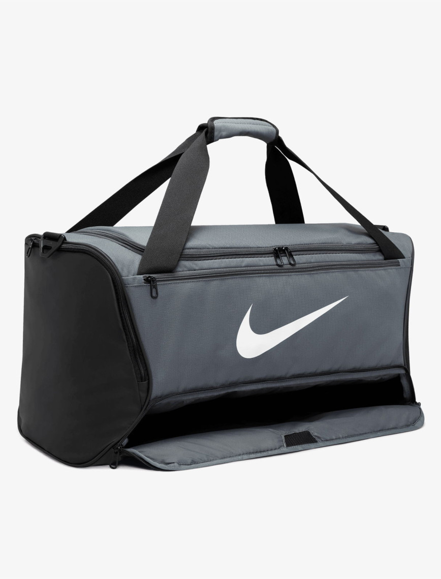 Nike Brasilia Duff - 9.5 (60L) Unisex Gri Spor Çantası Nike Brasilia Duff - 9.5 (60L) Unisex Gri Spor Çantası