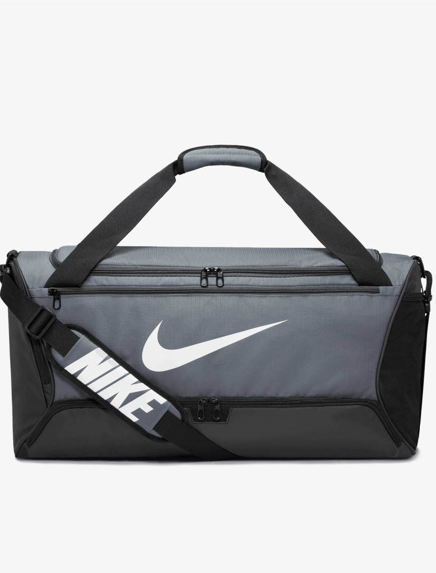 Nike Brasilia Duff - 9.5 (60L) Unisex Gri Spor Çantası Nike Brasilia Duff - 9.5 (60L) Unisex Gri Spor Çantası