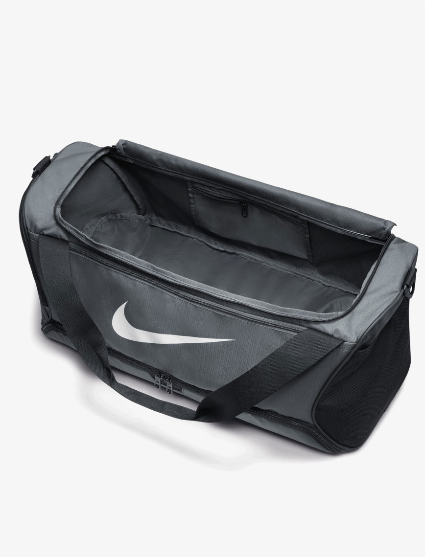 Nike Brasilia Duff - 9.5 (60L) Unisex Gri Spor Çantası Nike Brasilia Duff - 9.5 (60L) Unisex Gri Spor Çantası