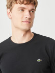 Lacoste Erkek Regular Fit Uzun Kollu Bisiklet Yaka Siyah T-Shirt