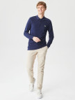 Lacoste Erkek Slim Fit Uzun Kollu Lacivert Polo Lacoste Erkek Slim Fit Uzun Kollu Lacivert Polo