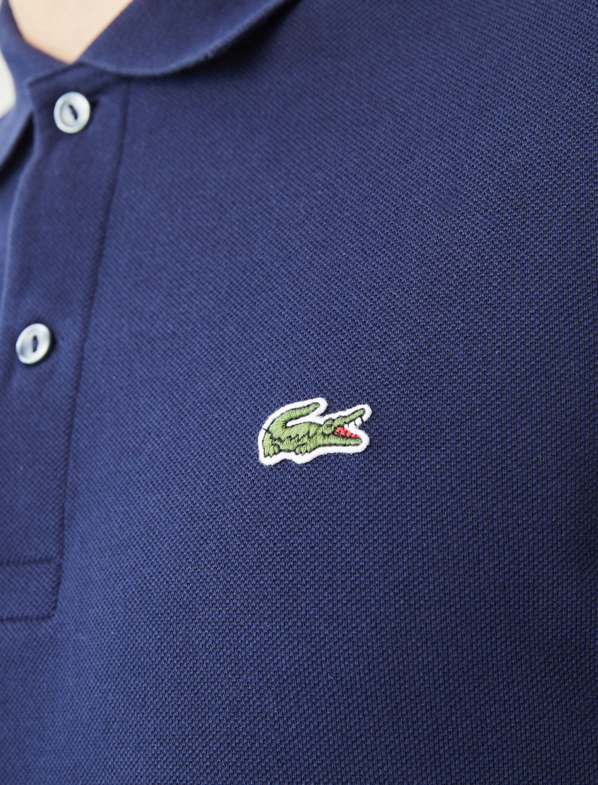 Lacoste Erkek Slim Fit Uzun Kollu Lacivert Polo Lacoste Erkek Slim Fit Uzun Kollu Lacivert Polo