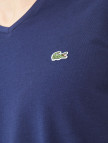 Lacoste V Yaka Lacivert T-Shirt Lacoste V Yaka Lacivert T-Shirt