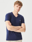 Lacoste Erkek Slim Fit V Yaka Siyah T-Shirt Lacoste Erkek Slim Fit V Yaka Siyah T-Shirt