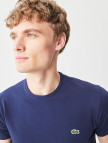 Lacoste Erkek Slim Fit Bisiklet Yaka Lacivert T-Shirt Lacoste Erkek Slim Fit Bisiklet Yaka Lacivert T-Shirt